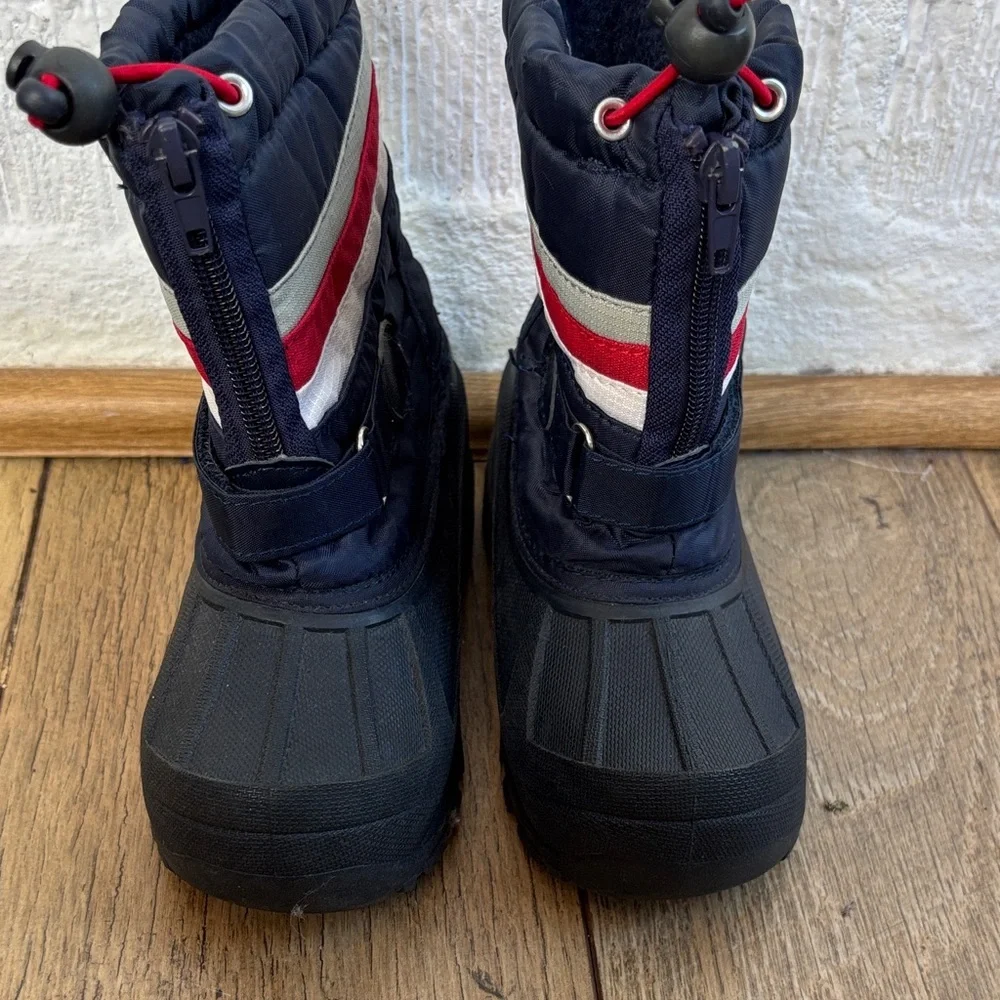 Koala Kids Stripes Winter Navy Snow Boots